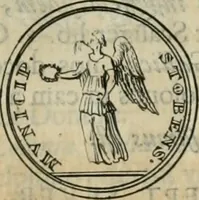 An illustration from Numismata ærea imperatorum, augustarum, et cæsarum, in coloniis, municilpiis, et urbibus jure latio donatis, ex omni modulo percussa (1695)