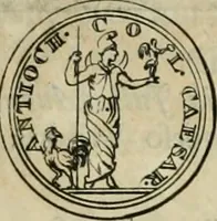 An illustration from Numismata ærea imperatorum, augustarum, et cæsarum, in coloniis, municilpiis, et urbibus jure latio donatis, ex omni modulo percussa (1695)