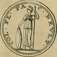 An illustration from Numismata ærea imperatorum, augustarum, et cæsarum, in coloniis, municilpiis, et urbibus jure latio donatis, ex omni modulo percussa (1695)