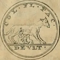 An illustration from Numismata ærea imperatorum, augustarum, et cæsarum, in coloniis, municilpiis, et urbibus jure latio donatis, ex omni modulo percussa (1695)