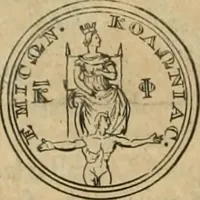 An illustration from Numismata ærea imperatorum, augustarum, et cæsarum, in coloniis, municilpiis, et urbibus jure latio donatis, ex omni modulo percussa (1695)