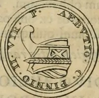 An illustration from Numismata ærea imperatorum, augustarum, et cæsarum, in coloniis, municilpiis, et urbibus jure latio donatis, ex omni modulo percussa (1695)