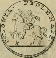 An illustration from Numismata ærea imperatorum, augustarum, et cæsarum, in coloniis, municilpiis, et urbibus jure latio donatis, ex omni modulo percussa (1695)