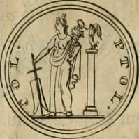 An illustration from Numismata ærea imperatorum, augustarum, et cæsarum, in coloniis, municilpiis, et urbibus jure latio donatis, ex omni modulo percussa (1695)