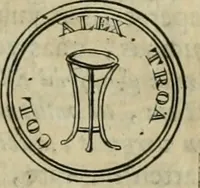 An illustration from Numismata ærea imperatorum, augustarum, et cæsarum, in coloniis, municilpiis, et urbibus jure latio donatis, ex omni modulo percussa (1695)