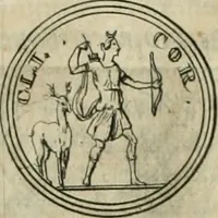 An illustration from Numismata ærea imperatorum, augustarum, et cæsarum, in coloniis, municilpiis, et urbibus jure latio donatis, ex omni modulo percussa (1695)