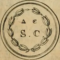 An illustration from Numismata ærea imperatorum, augustarum, et cæsarum, in coloniis, municilpiis, et urbibus jure latio donatis, ex omni modulo percussa (1695)