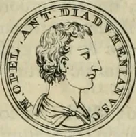 An illustration from Numismata ærea imperatorum, augustarum, et cæsarum, in coloniis, municilpiis, et urbibus jure latio donatis, ex omni modulo percussa (1695)