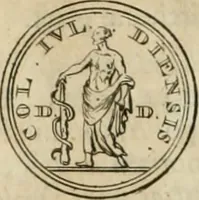 An illustration from Numismata ærea imperatorum, augustarum, et cæsarum, in coloniis, municilpiis, et urbibus jure latio donatis, ex omni modulo percussa (1695)