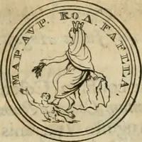 An illustration from Numismata ærea imperatorum, augustarum, et cæsarum, in coloniis, municilpiis, et urbibus jure latio donatis, ex omni modulo percussa (1695)
