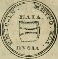 An illustration from Numismata ærea imperatorum, augustarum, et cæsarum, in coloniis, municilpiis, et urbibus jure latio donatis, ex omni modulo percussa (1695)