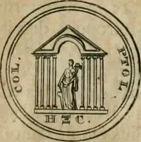 An illustration from Numismata ærea imperatorum, augustarum, et cæsarum, in coloniis, municilpiis, et urbibus jure latio donatis, ex omni modulo percussa (1695)