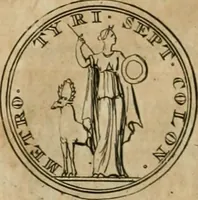 An illustration from Numismata ærea imperatorum, augustarum, et cæsarum, in coloniis, municilpiis, et urbibus jure latio donatis, ex omni modulo percussa (1695)