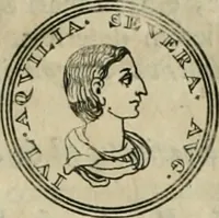 An illustration from Numismata ærea imperatorum, augustarum, et cæsarum, in coloniis, municilpiis, et urbibus jure latio donatis, ex omni modulo percussa (1695)