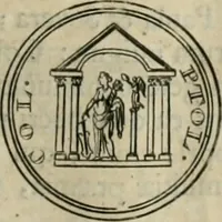 An illustration from Numismata ærea imperatorum, augustarum, et cæsarum, in coloniis, municilpiis, et urbibus jure latio donatis, ex omni modulo percussa (1695)