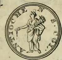 An illustration from Numismata ærea imperatorum, augustarum, et cæsarum, in coloniis, municilpiis, et urbibus jure latio donatis, ex omni modulo percussa (1695)