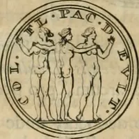 An illustration from Numismata ærea imperatorum, augustarum, et cæsarum, in coloniis, municilpiis, et urbibus jure latio donatis, ex omni modulo percussa (1695)