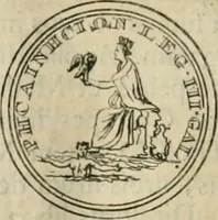 An illustration from Numismata ærea imperatorum, augustarum, et cæsarum, in coloniis, municilpiis, et urbibus jure latio donatis, ex omni modulo percussa (1695)