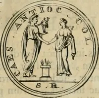 An illustration from Numismata ærea imperatorum, augustarum, et cæsarum, in coloniis, municilpiis, et urbibus jure latio donatis, ex omni modulo percussa (1695)