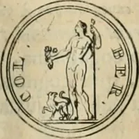 An illustration from Numismata ærea imperatorum, augustarum, et cæsarum, in coloniis, municilpiis, et urbibus jure latio donatis, ex omni modulo percussa (1695)