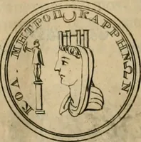 An illustration from Numismata ærea imperatorum, augustarum, et cæsarum, in coloniis, municilpiis, et urbibus jure latio donatis, ex omni modulo percussa (1695)