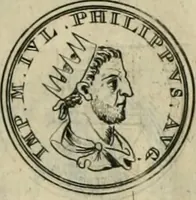 An illustration from Numismata ærea imperatorum, augustarum, et cæsarum, in coloniis, municilpiis, et urbibus jure latio donatis, ex omni modulo percussa (1695)