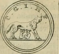 An illustration from Numismata ærea imperatorum, augustarum, et cæsarum, in coloniis, municilpiis, et urbibus jure latio donatis, ex omni modulo percussa (1695)