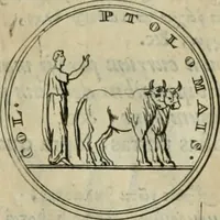 An illustration from Numismata ærea imperatorum, augustarum, et cæsarum, in coloniis, municilpiis, et urbibus jure latio donatis, ex omni modulo percussa (1695)