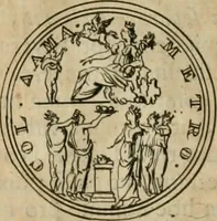 An illustration from Numismata ærea imperatorum, augustarum, et cæsarum, in coloniis, municilpiis, et urbibus jure latio donatis, ex omni modulo percussa (1695)