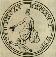 An illustration from Numismata ærea imperatorum, augustarum, et cæsarum, in coloniis, municilpiis, et urbibus jure latio donatis, ex omni modulo percussa (1695)