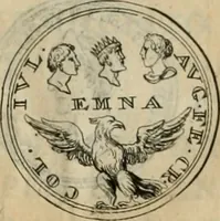 An illustration from Numismata ærea imperatorum, augustarum, et cæsarum, in coloniis, municilpiis, et urbibus jure latio donatis, ex omni modulo percussa (1695)