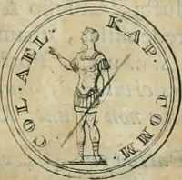 An illustration from Numismata ærea imperatorum, augustarum, et cæsarum, in coloniis, municilpiis, et urbibus jure latio donatis, ex omni modulo percussa (1695)