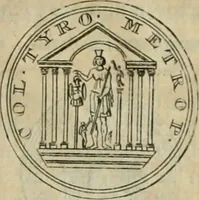 An illustration from Numismata ærea imperatorum, augustarum, et cæsarum, in coloniis, municilpiis, et urbibus jure latio donatis, ex omni modulo percussa (1695)