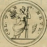 An illustration from Numismata ærea imperatorum, augustarum, et cæsarum, in coloniis, municilpiis, et urbibus jure latio donatis, ex omni modulo percussa (1695)