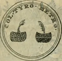 An illustration from Numismata ærea imperatorum, augustarum, et cæsarum, in coloniis, municilpiis, et urbibus jure latio donatis, ex omni modulo percussa (1695)