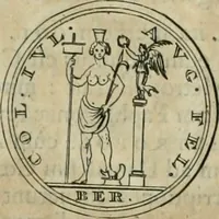 An illustration from Numismata ærea imperatorum, augustarum, et cæsarum, in coloniis, municilpiis, et urbibus jure latio donatis, ex omni modulo percussa (1695)