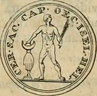 An illustration from Numismata ærea imperatorum, augustarum, et cæsarum, in coloniis, municilpiis, et urbibus jure latio donatis, ex omni modulo percussa (1695)