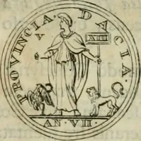 An illustration from Numismata ærea imperatorum, augustarum, et cæsarum, in coloniis, municilpiis, et urbibus jure latio donatis, ex omni modulo percussa (1695)