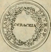 An illustration from Numismata ærea imperatorum, augustarum, et cæsarum, in coloniis, municilpiis, et urbibus jure latio donatis, ex omni modulo percussa (1695)