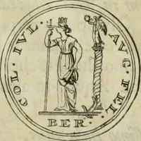 An illustration from Numismata ærea imperatorum, augustarum, et cæsarum, in coloniis, municilpiis, et urbibus jure latio donatis, ex omni modulo percussa (1695)