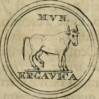 An illustration from Numismata ærea imperatorum, augustarum, et cæsarum, in coloniis, municilpiis, et urbibus jure latio donatis, ex omni modulo percussa (1695)