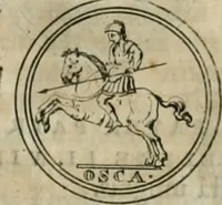 An illustration from Numismata ærea imperatorum, augustarum, et cæsarum, in coloniis, municilpiis, et urbibus jure latio donatis, ex omni modulo percussa (1695)