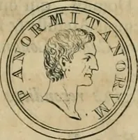 An illustration from Numismata ærea imperatorum, augustarum, et cæsarum, in coloniis, municilpiis, et urbibus jure latio donatis, ex omni modulo percussa (1695)