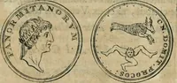 An illustration from Numismata ærea imperatorum, augustarum, et cæsarum, in coloniis, municilpiis, et urbibus jure latio donatis, ex omni modulo percussa (1695)