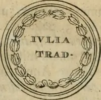 An illustration from Numismata ærea imperatorum, augustarum, et cæsarum, in coloniis, municilpiis, et urbibus jure latio donatis, ex omni modulo percussa (1695)