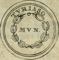 An illustration from Numismata ærea imperatorum, augustarum, et cæsarum, in coloniis, municilpiis, et urbibus jure latio donatis, ex omni modulo percussa (1695)
