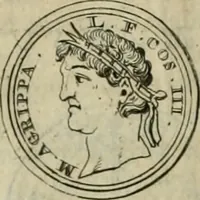 An illustration from Numismata ærea imperatorum, augustarum, et cæsarum, in coloniis, municilpiis, et urbibus jure latio donatis, ex omni modulo percussa (1695)