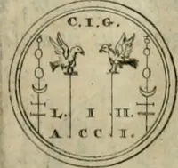 An illustration from Numismata ærea imperatorum, augustarum, et cæsarum, in coloniis, municilpiis, et urbibus jure latio donatis, ex omni modulo percussa (1695)