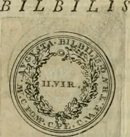 An illustration from Numismata ærea imperatorum, augustarum, et cæsarum, in coloniis, municilpiis, et urbibus jure latio donatis, ex omni modulo percussa (1695)