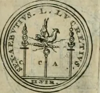 An illustration from Numismata ærea imperatorum, augustarum, et cæsarum, in coloniis, municilpiis, et urbibus jure latio donatis, ex omni modulo percussa (1695)